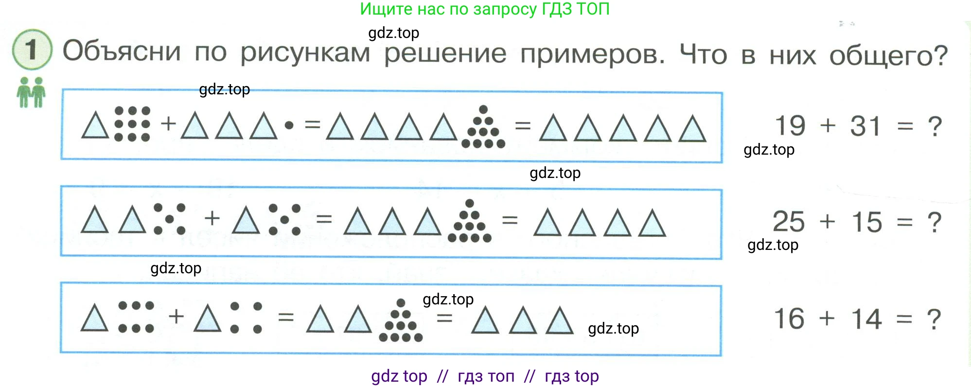 Математика, 2 класс Учебник, автор: Петерсон Людмила Георгиевна, издательство Просвещение, Москва, 2024, голубого цвета, Часть 1, страница 14, номер 1, Условие