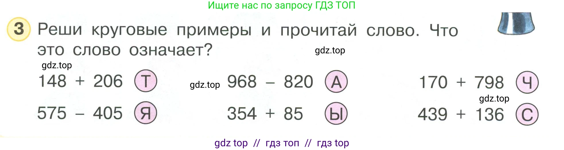 Математика, 2 класс Учебник, автор: Петерсон Людмила Георгиевна, издательство Просвещение, Москва, 2024, голубого цвета, Часть 1, страница 54, номер 3, Условие