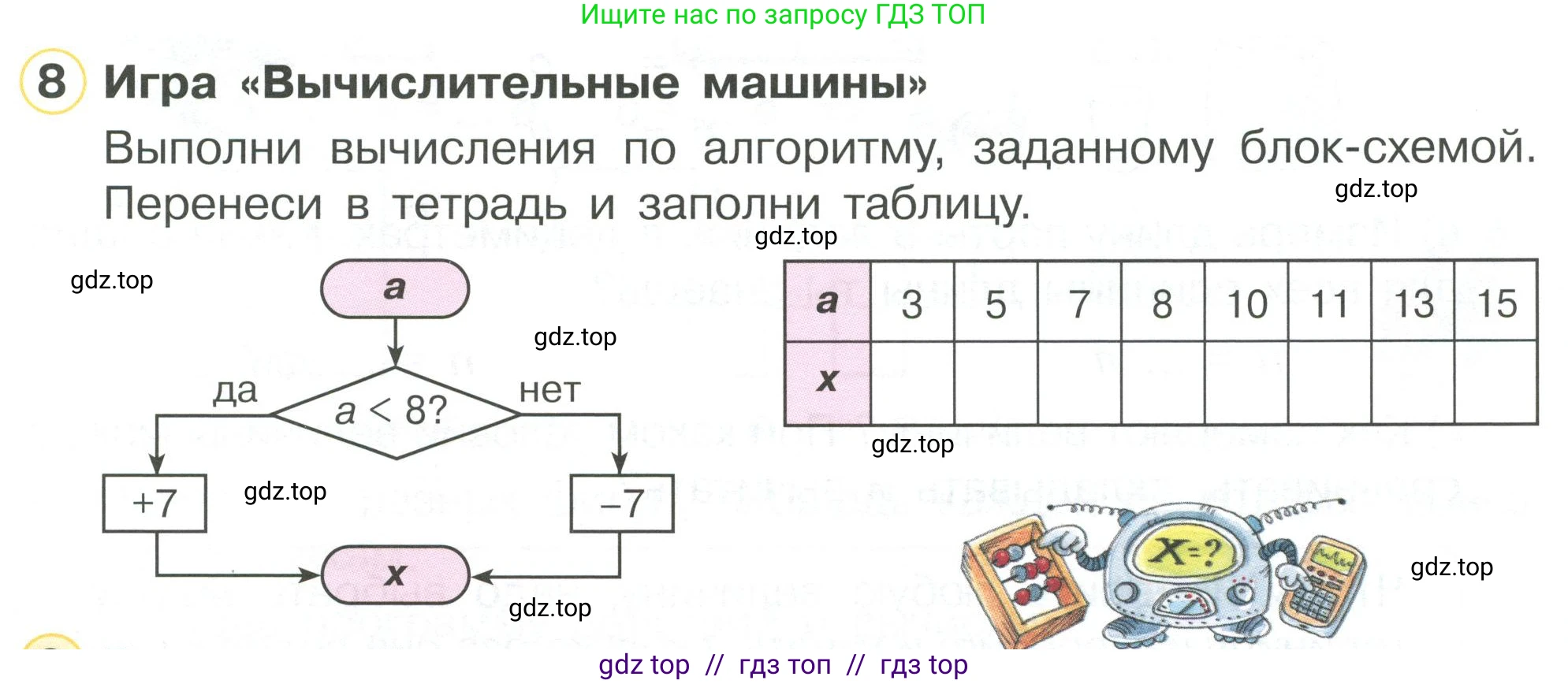 Математика, 2 класс Учебник, автор: Петерсон Людмила Георгиевна, издательство Просвещение, Москва, 2024, голубого цвета, Часть 2, страница 39, номер 8, Условие