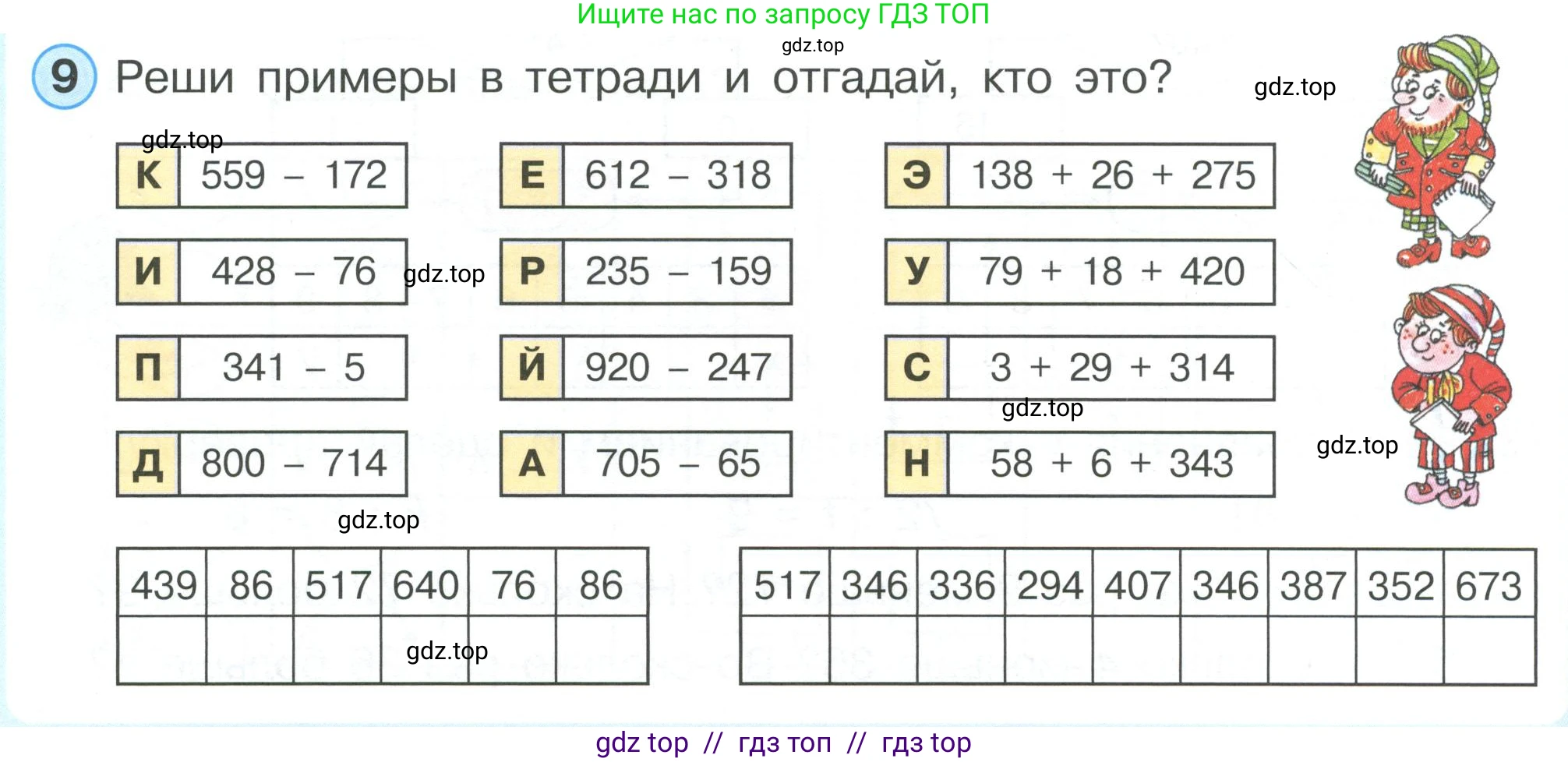 Математика, 2 класс Учебник, автор: Петерсон Людмила Георгиевна, издательство Просвещение, Москва, 2024, голубого цвета, Часть 3, страница 32, номер 9, Условие