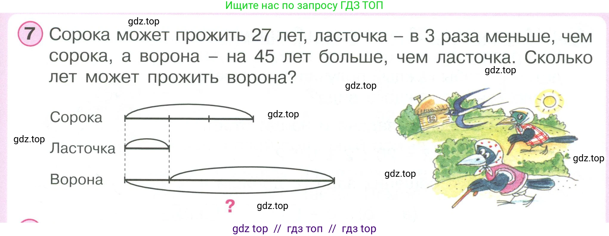 Математика, 2 класс Учебник, автор: Петерсон Людмила Георгиевна, издательство Просвещение, Москва, 2024, голубого цвета, Часть 3, страница 67, номер 7, Условие