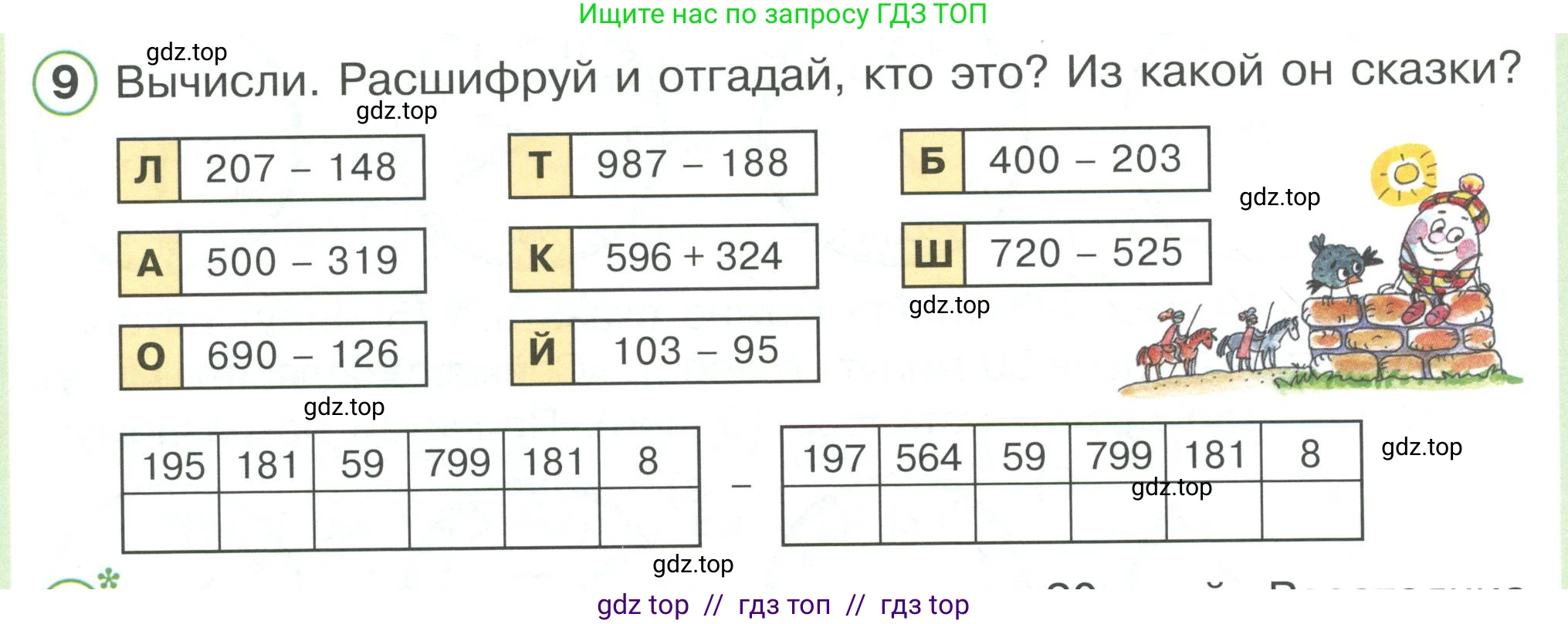 Математика, 2 класс Учебник, автор: Петерсон Людмила Георгиевна, издательство Просвещение, Москва, 2024, голубого цвета, Часть 3, страница 84, номер 9, Условие