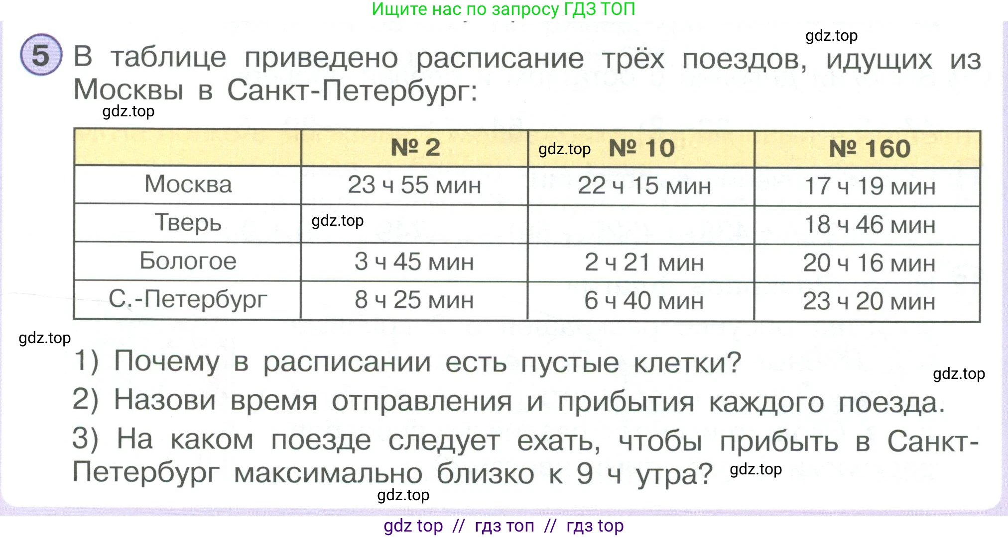 Математика, 2 класс Учебник, автор: Петерсон Людмила Георгиевна, издательство Просвещение, Москва, 2024, голубого цвета, Часть 3, страница 85, номер 5, Условие