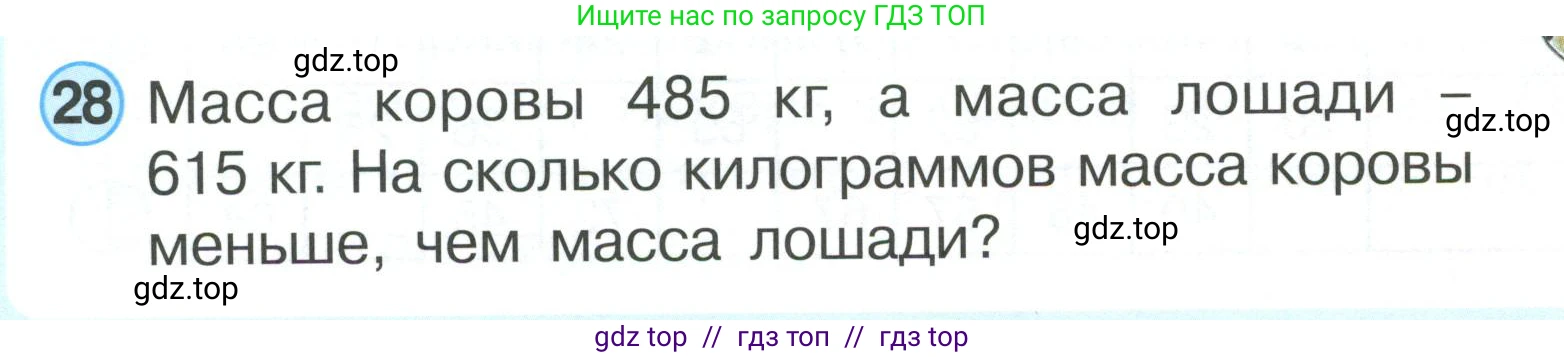 Математика, 2 класс Учебник, автор: Петерсон Людмила Георгиевна, издательство Просвещение, Москва, 2024, голубого цвета, Часть 3, страница 96, номер 28, Условие
