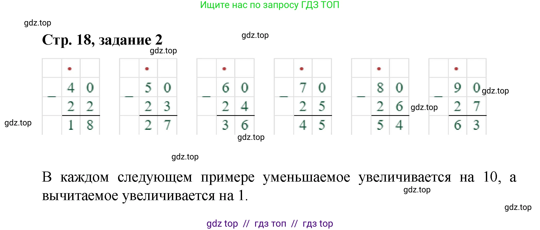Математика, 2 класс Учебник, автор: Петерсон Людмила Георгиевна, издательство Просвещение, Москва, 2024, голубого цвета, Часть 1, страница 18, номер 2, Решение