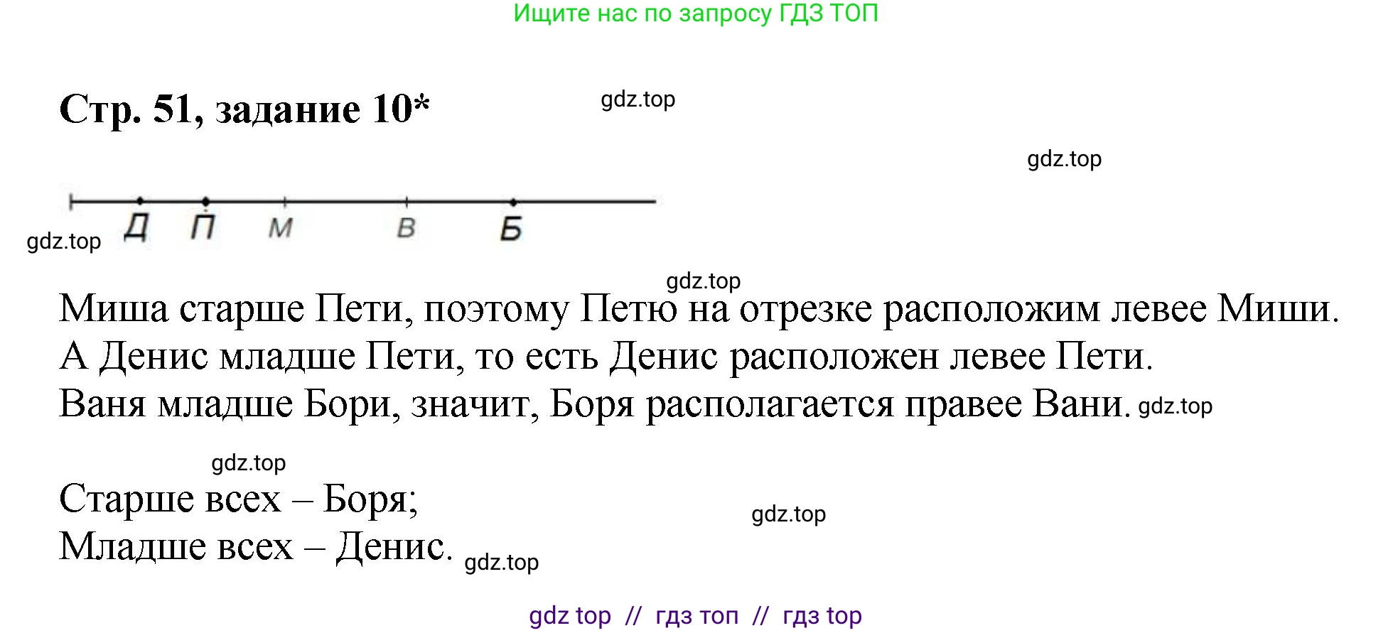 Математика, 2 класс Учебник, автор: Петерсон Людмила Георгиевна, издательство Просвещение, Москва, 2024, голубого цвета, Часть 1, страница 51, номер 10, Решение