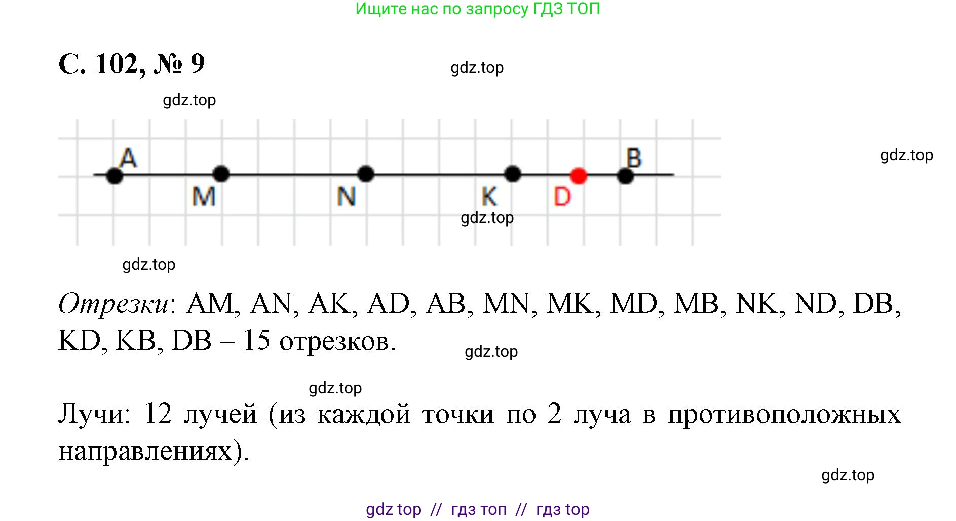 Математика, 2 класс Учебник, автор: Петерсон Людмила Георгиевна, издательство Просвещение, Москва, 2024, голубого цвета, Часть 2, страница 102, номер 9, Решение