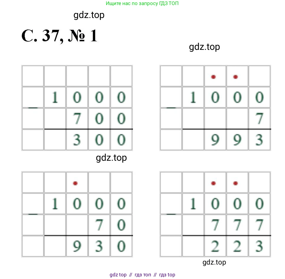 Математика, 2 класс Учебник, автор: Петерсон Людмила Георгиевна, издательство Просвещение, Москва, 2024, голубого цвета, Часть 3, страница 37, номер 1, Решение