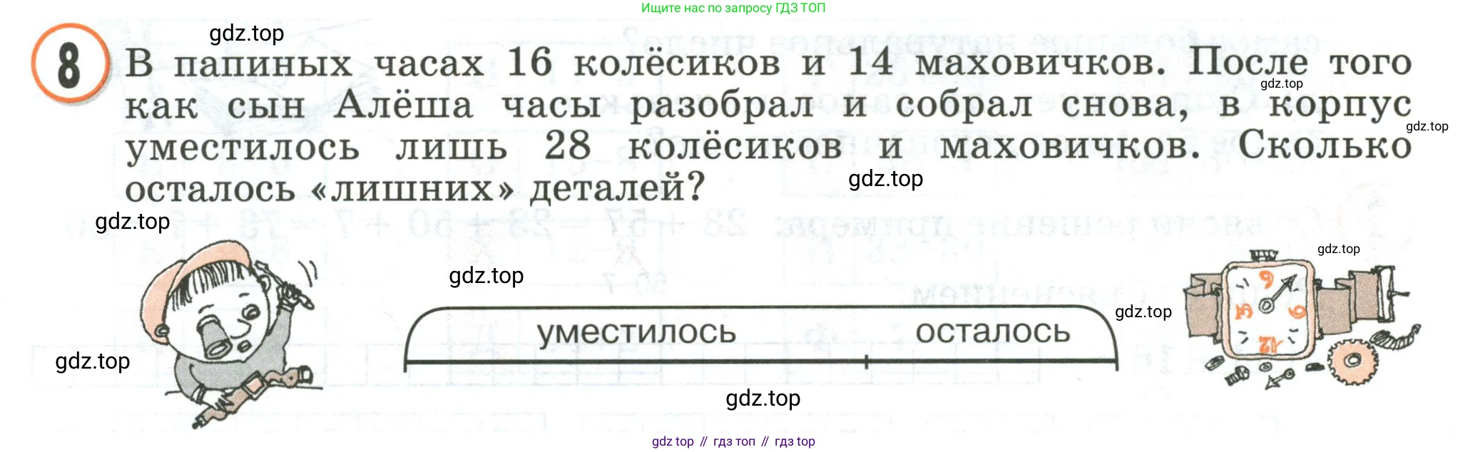 Математика, 2 класс учебное пособие - тетрадь, автор: Петерсон Людмила Георгиевна, издательство Просвещение, Москва, 2023, голубого цвета, Часть 1, страница 17, номер 8, Условие 2020-2022