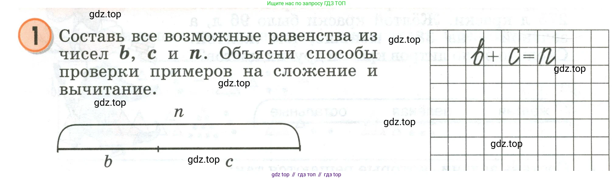 Математика, 2 класс учебное пособие - тетрадь, автор: Петерсон Людмила Георгиевна, издательство Просвещение, Москва, 2023, голубого цвета, Часть 1, страница 62, номер 1, Условие 2020-2022