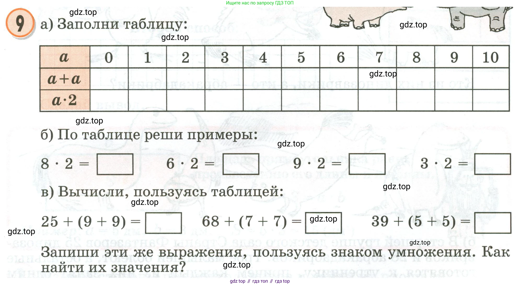 Математика, 2 класс учебное пособие - тетрадь, автор: Петерсон Людмила Георгиевна, издательство Просвещение, Москва, 2023, голубого цвета, Часть 2, страница 71, номер 9, Условие 2020-2022