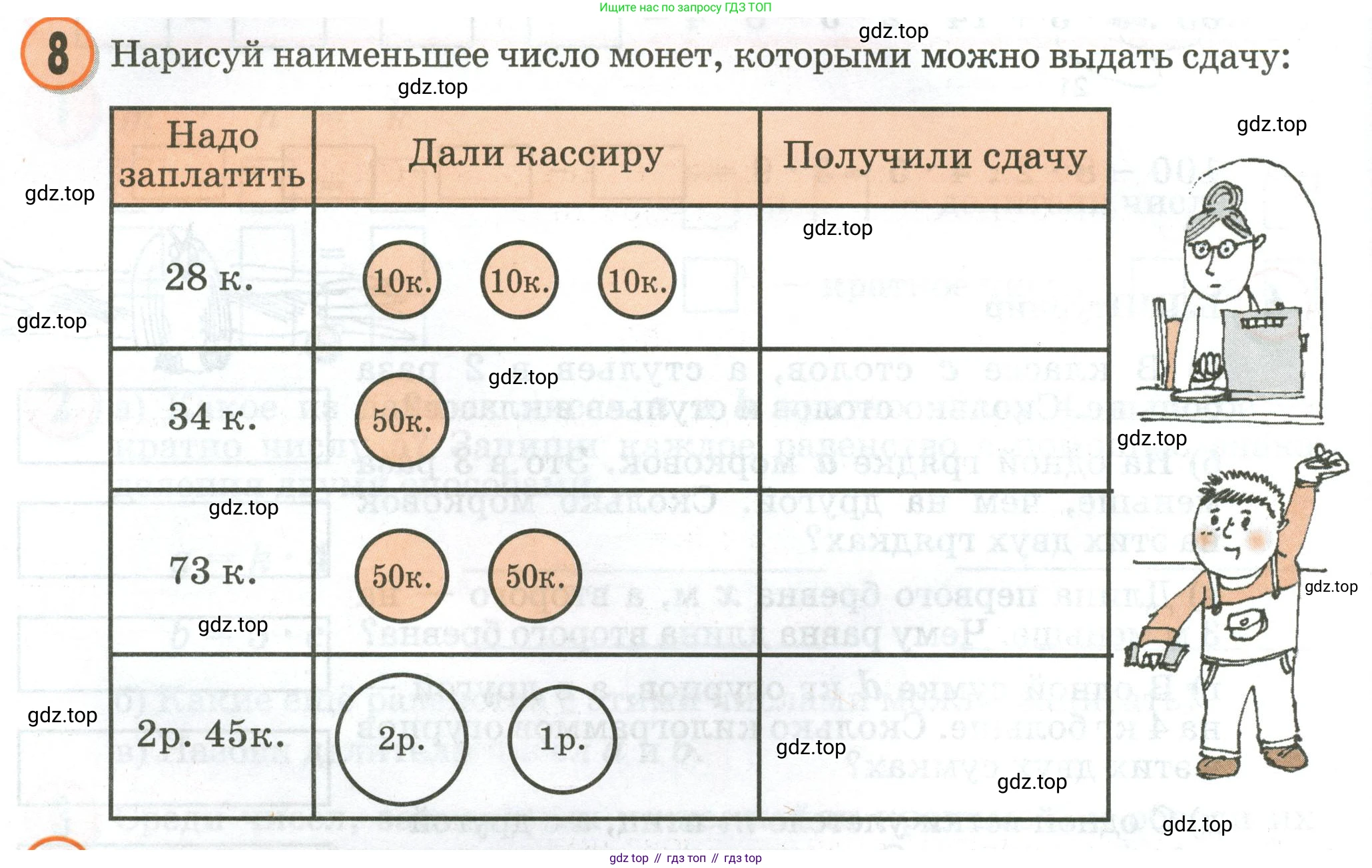 Математика, 2 класс учебное пособие - тетрадь, автор: Петерсон Людмила Георгиевна, издательство Просвещение, Москва, 2023, голубого цвета, Часть 3, страница 30, номер 8, Условие 2020-2022