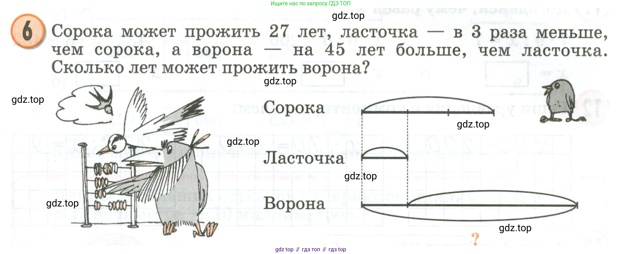 Математика, 2 класс учебное пособие - тетрадь, автор: Петерсон Людмила Георгиевна, издательство Просвещение, Москва, 2023, голубого цвета, Часть 3, страница 77, номер 6, Условие 2020-2022