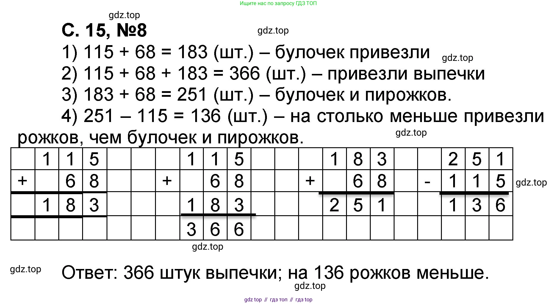 Математика, 2 класс учебное пособие - тетрадь, автор: Петерсон Людмила Георгиевна, издательство Просвещение, Москва, 2023, голубого цвета, Часть 2, страница 15, номер 8, Решение 2020-2022