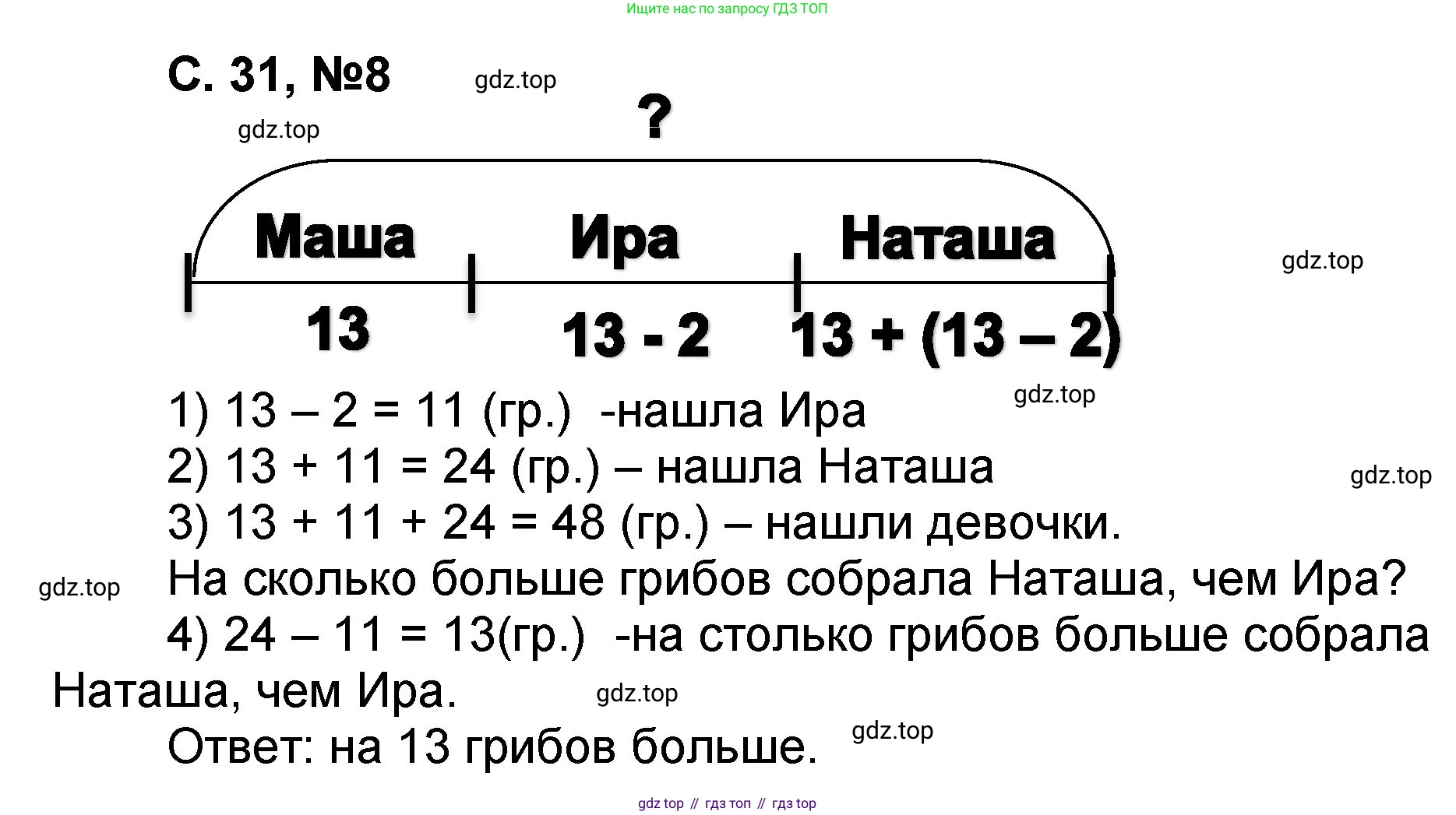 Математика, 2 класс учебное пособие - тетрадь, автор: Петерсон Людмила Георгиевна, издательство Просвещение, Москва, 2023, голубого цвета, Часть 2, страница 31, номер 8, Решение 2020-2022