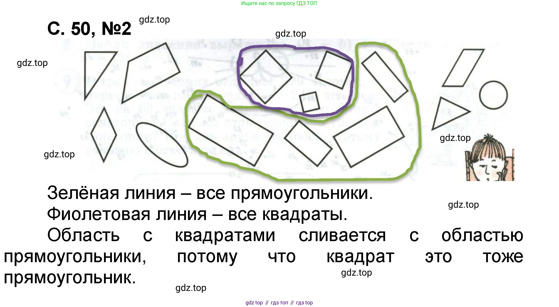 Математика, 2 класс учебное пособие - тетрадь, автор: Петерсон Людмила Георгиевна, издательство Просвещение, Москва, 2023, голубого цвета, Часть 2, страница 50, номер 2, Решение 2020-2022