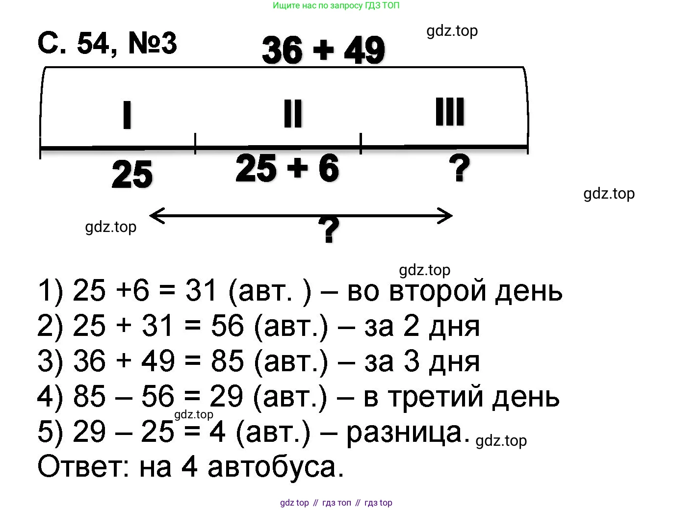 Математика, 2 класс учебное пособие - тетрадь, автор: Петерсон Людмила Георгиевна, издательство Просвещение, Москва, 2023, голубого цвета, Часть 2, страница 54, номер 3, Решение 2020-2022
