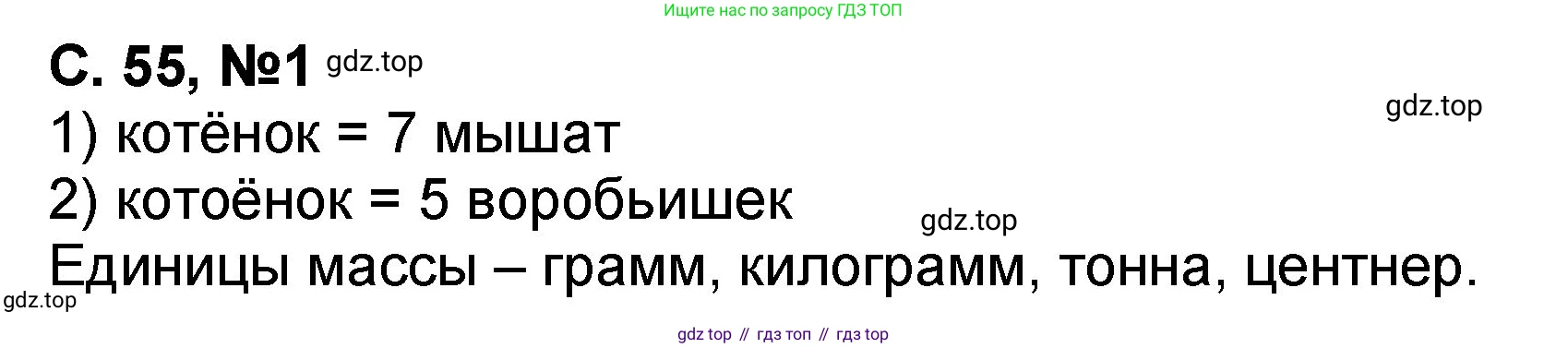 Математика, 2 класс учебное пособие - тетрадь, автор: Петерсон Людмила Георгиевна, издательство Просвещение, Москва, 2023, голубого цвета, Часть 2, страница 55, номер 1, Решение 2020-2022