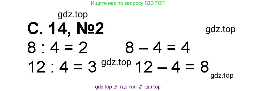 Математика, 2 класс учебное пособие - тетрадь, автор: Петерсон Людмила Георгиевна, издательство Просвещение, Москва, 2023, голубого цвета, Часть 3, страница 14, номер 2, Решение 2020-2022