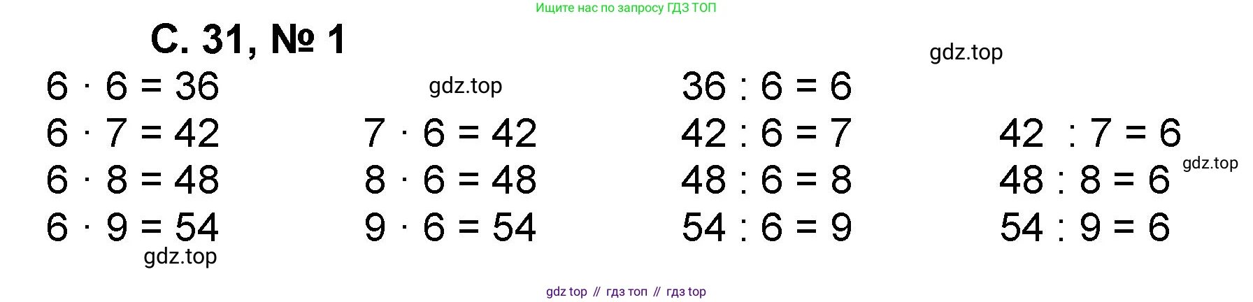 Математика, 2 класс учебное пособие - тетрадь, автор: Петерсон Людмила Георгиевна, издательство Просвещение, Москва, 2023, голубого цвета, Часть 3, страница 31, номер 1, Решение 2020-2022