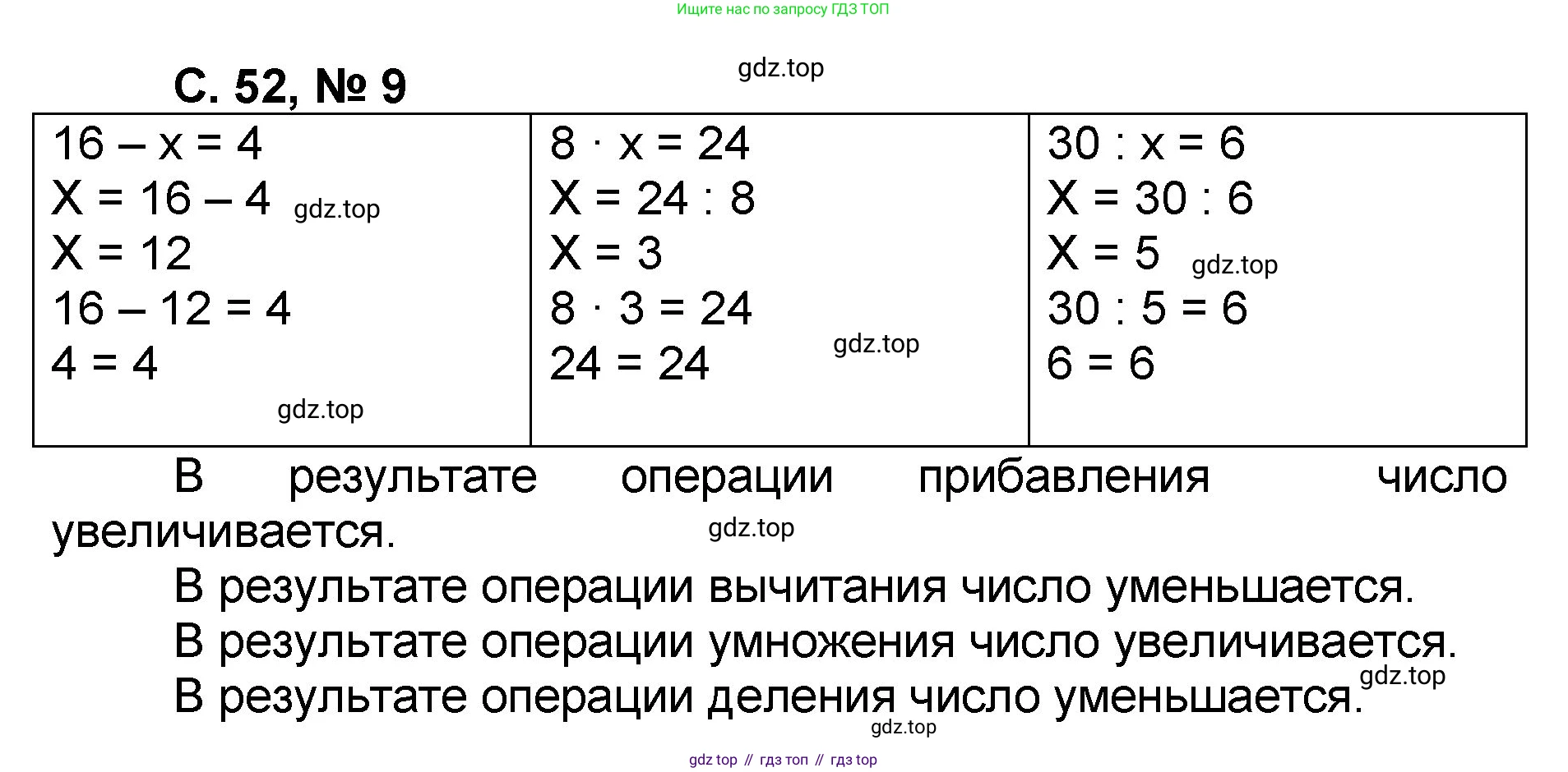 Математика, 2 класс учебное пособие - тетрадь, автор: Петерсон Людмила Георгиевна, издательство Просвещение, Москва, 2023, голубого цвета, Часть 3, страница 52, номер 9, Решение 2020-2022