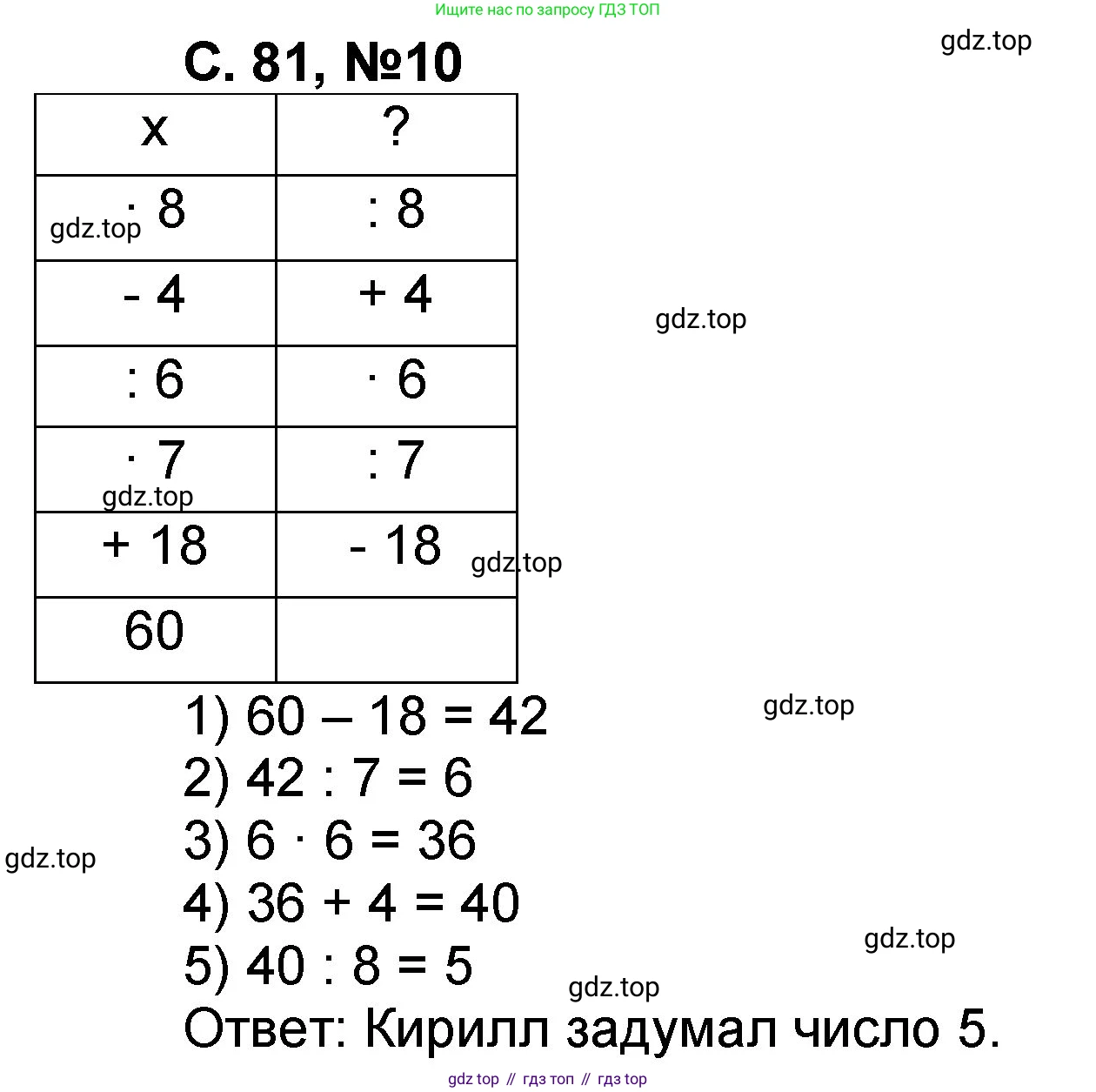 Математика, 2 класс учебное пособие - тетрадь, автор: Петерсон Людмила Георгиевна, издательство Просвещение, Москва, 2023, голубого цвета, Часть 3, страница 81, номер 10, Решение 2020-2022