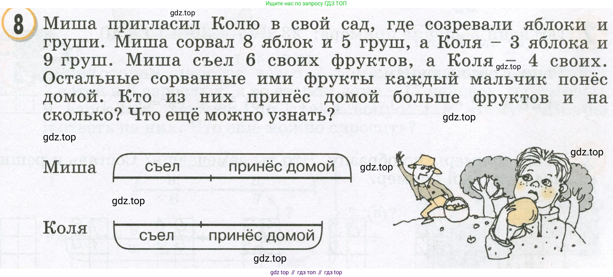 Математика, 2 класс учебное пособие - тетрадь, автор: Петерсон Людмила Георгиевна, издательство Просвещение, Москва, 2023, голубого цвета, Часть 1, страница 11, номер 8, Условие 2023