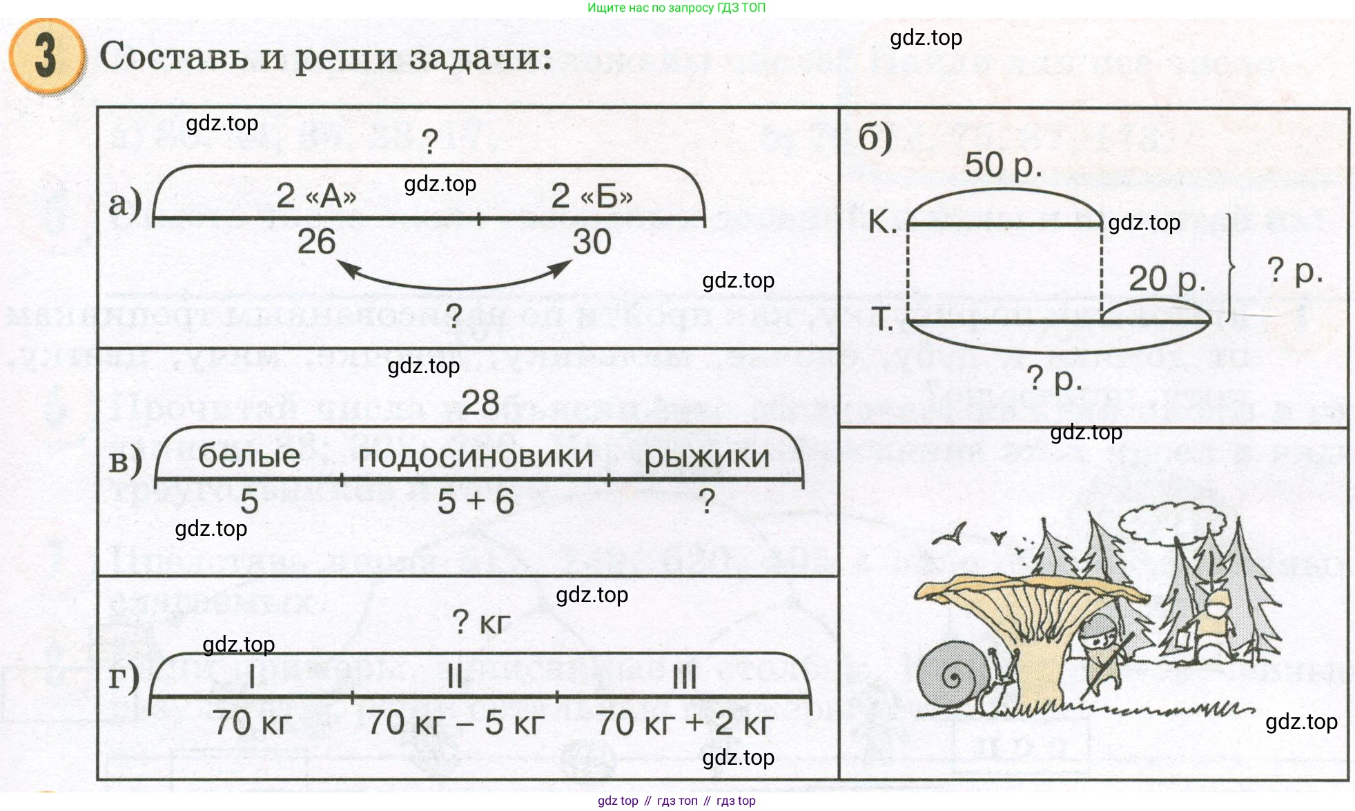 Математика, 2 класс учебное пособие - тетрадь, автор: Петерсон Людмила Георгиевна, издательство Просвещение, Москва, 2023, голубого цвета, Часть 1, страница 73, номер 3, Условие 2023