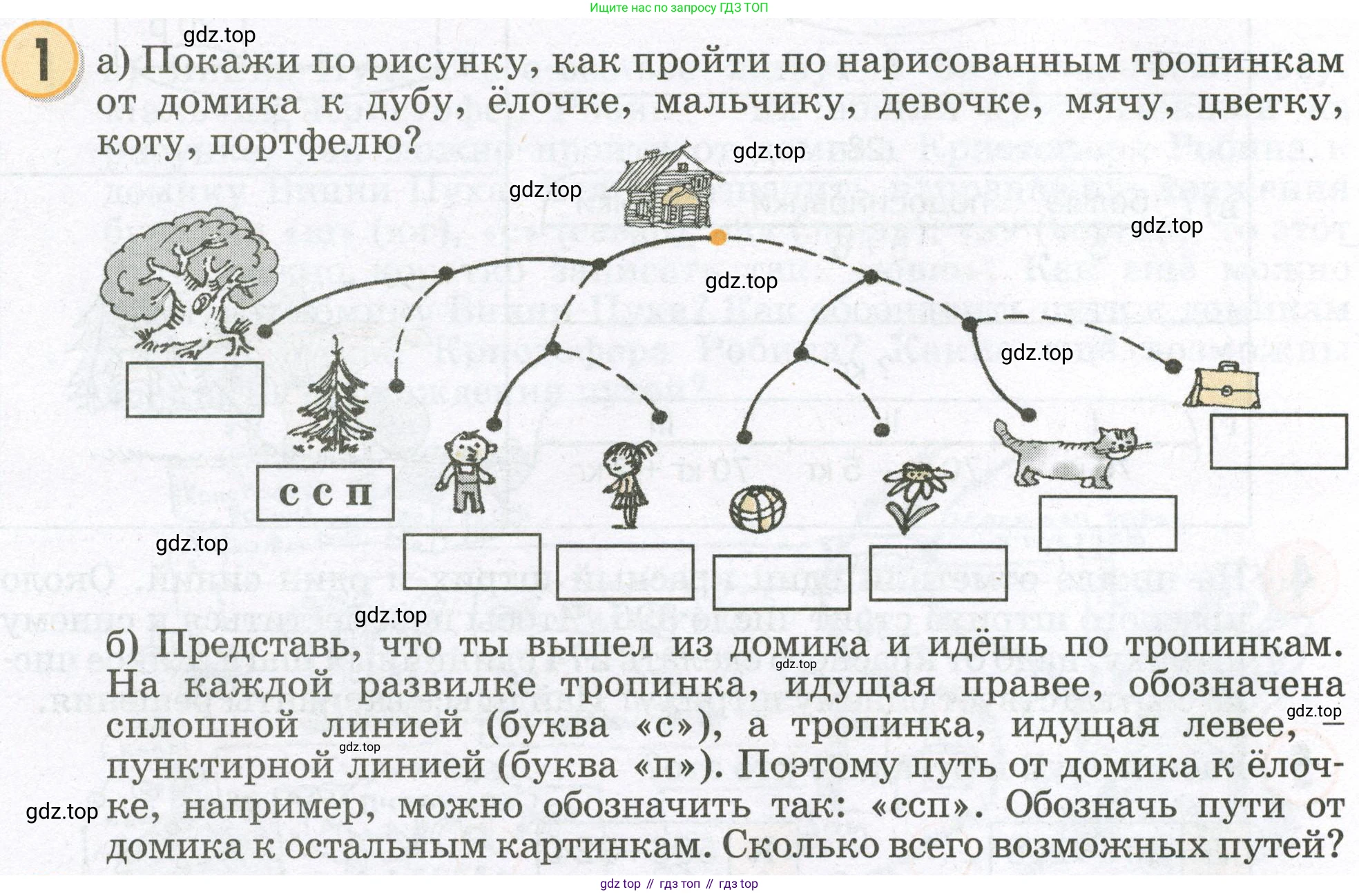 Математика, 2 класс учебное пособие - тетрадь, автор: Петерсон Людмила Георгиевна, издательство Просвещение, Москва, 2023, голубого цвета, Часть 1, страница 74, номер 1, Условие 2023