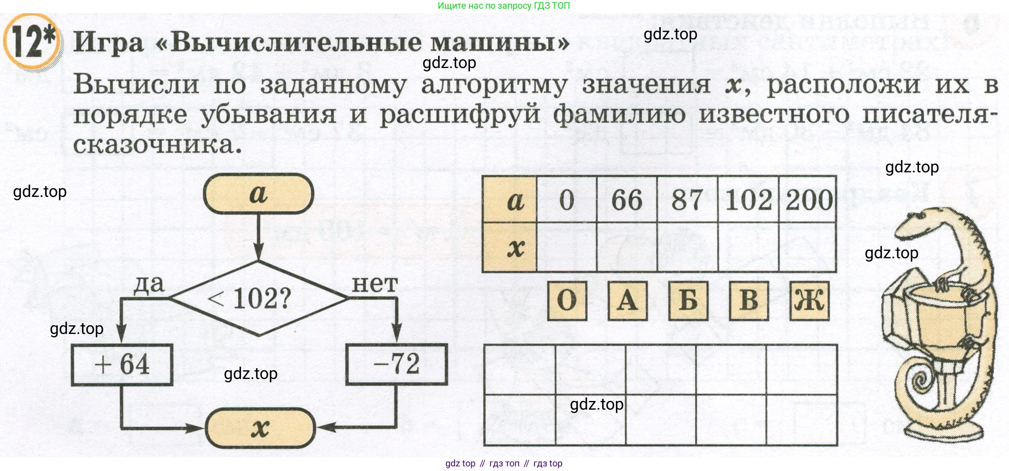 Математика, 2 класс учебное пособие - тетрадь, автор: Петерсон Людмила Георгиевна, издательство Просвещение, Москва, 2023, голубого цвета, Часть 2, страница 60, номер 12, Условие 2023
