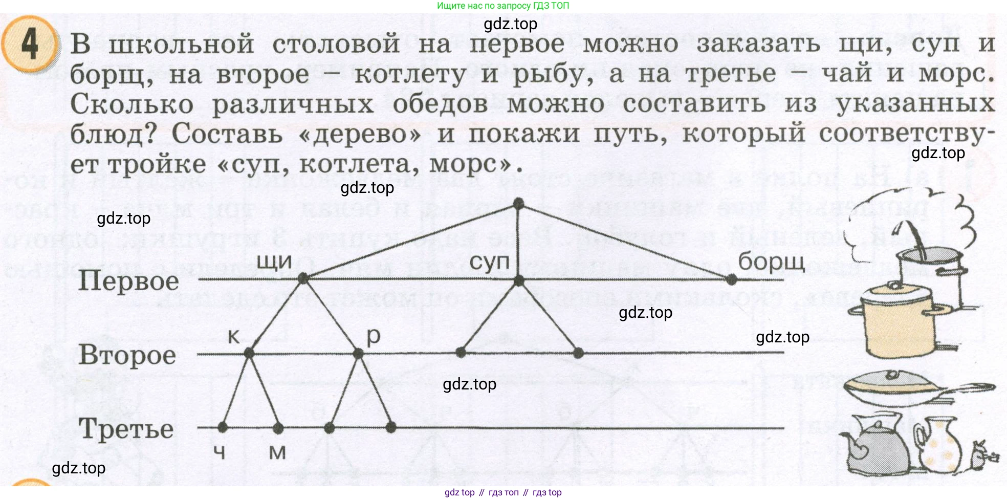 Математика, 2 класс учебное пособие - тетрадь, автор: Петерсон Людмила Георгиевна, издательство Просвещение, Москва, 2023, голубого цвета, Часть 3, страница 98, номер 4, Условие 2023