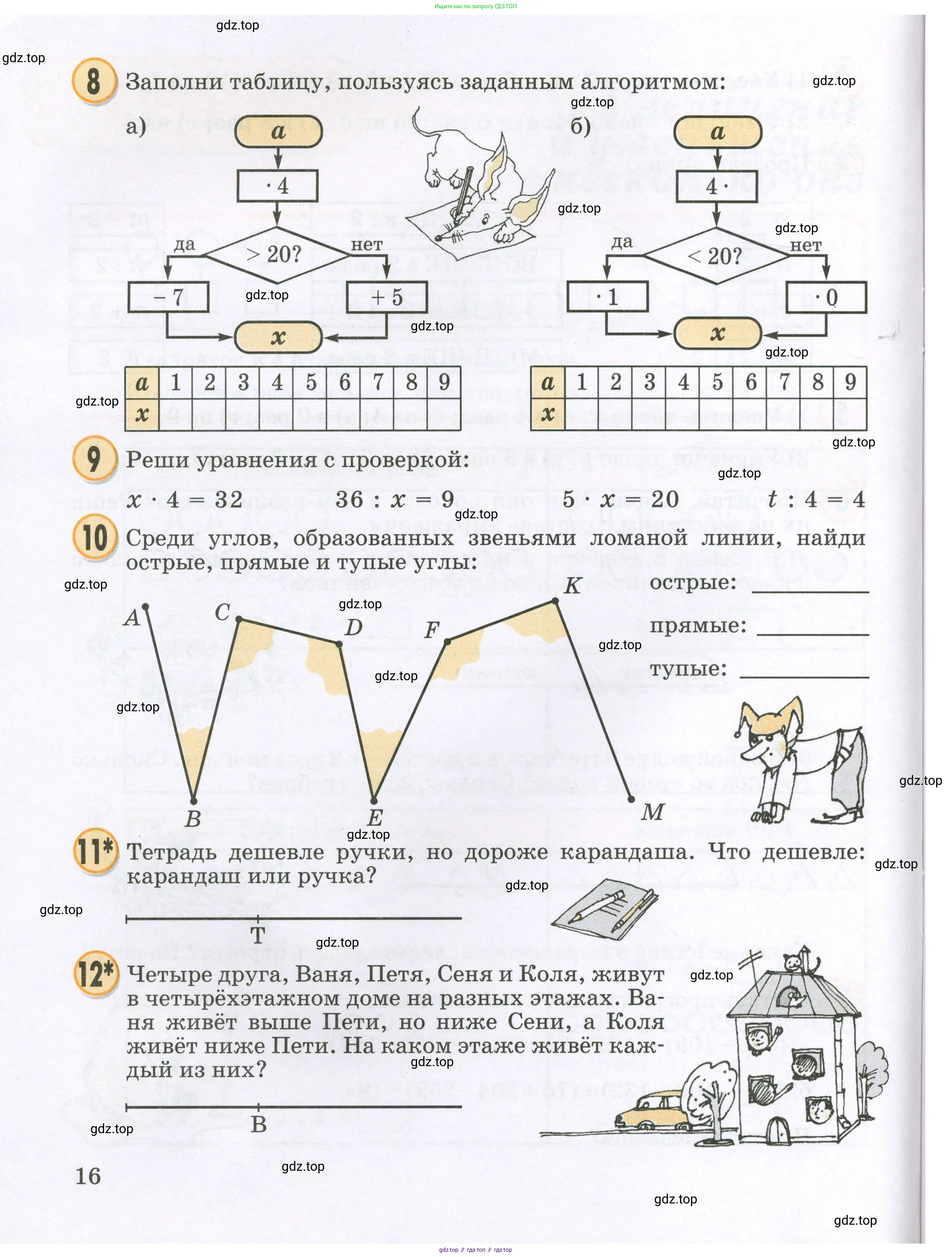 Математика, 2 класс учебное пособие - тетрадь, автор: Петерсон Людмила Георгиевна, издательство Просвещение, Москва, 2023, голубого цвета, Часть 1, страница 16