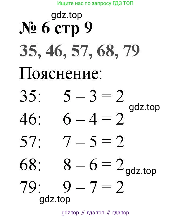 Математика, 2 класс Проверочные работы, автор: Волкова Светлана Ивановна, издательство Просвещение, Москва, 2023, белого цвета, страница 9, номер 6, Решение