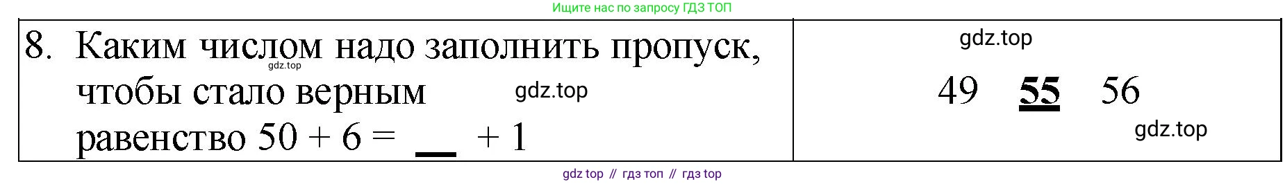Математика, 2 класс Проверочные работы, автор: Волкова Светлана Ивановна, издательство Просвещение, Москва, 2023, белого цвета, страница 12, номер 8, Решение