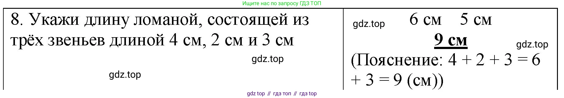 Математика, 2 класс Проверочные работы, автор: Волкова Светлана Ивановна, издательство Просвещение, Москва, 2023, белого цвета, страница 24, номер 8, Решение