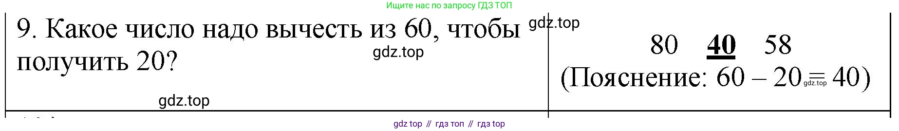 Математика, 2 класс Проверочные работы, автор: Волкова Светлана Ивановна, издательство Просвещение, Москва, 2023, белого цвета, страница 39, номер 9, Решение