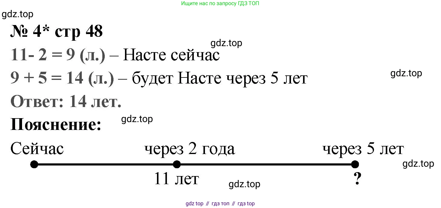 Математика, 2 класс Проверочные работы, автор: Волкова Светлана Ивановна, издательство Просвещение, Москва, 2023, белого цвета, страница 48, номер 4, Решение