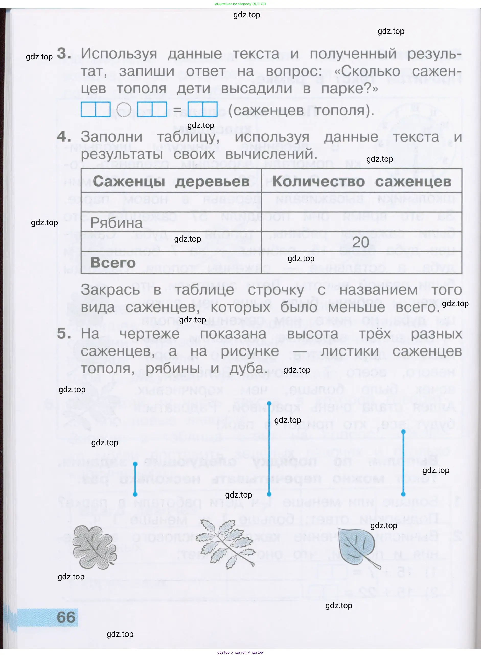 Математика, 2 класс Тетрадь учебных достижений, автор: Волкова Светлана Ивановна, издательство Просвещение, Москва, 2023, белого цвета, страница 66