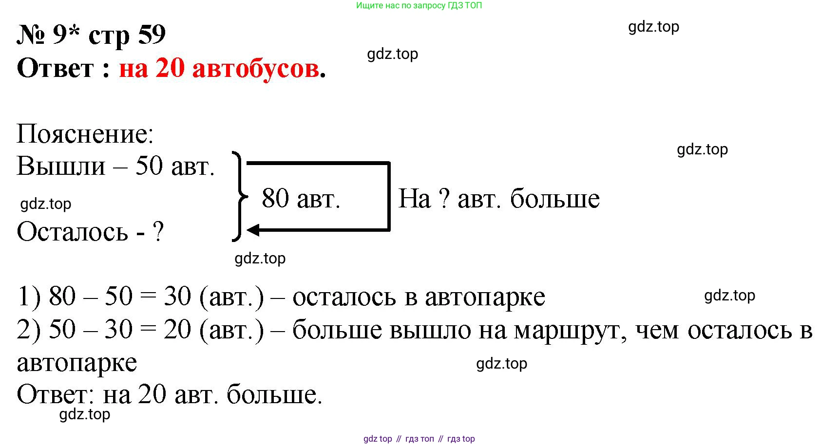 Математика, 2 класс Тетрадь учебных достижений, автор: Волкова Светлана Ивановна, издательство Просвещение, Москва, 2023, белого цвета, страница 59, номер 9, Решение