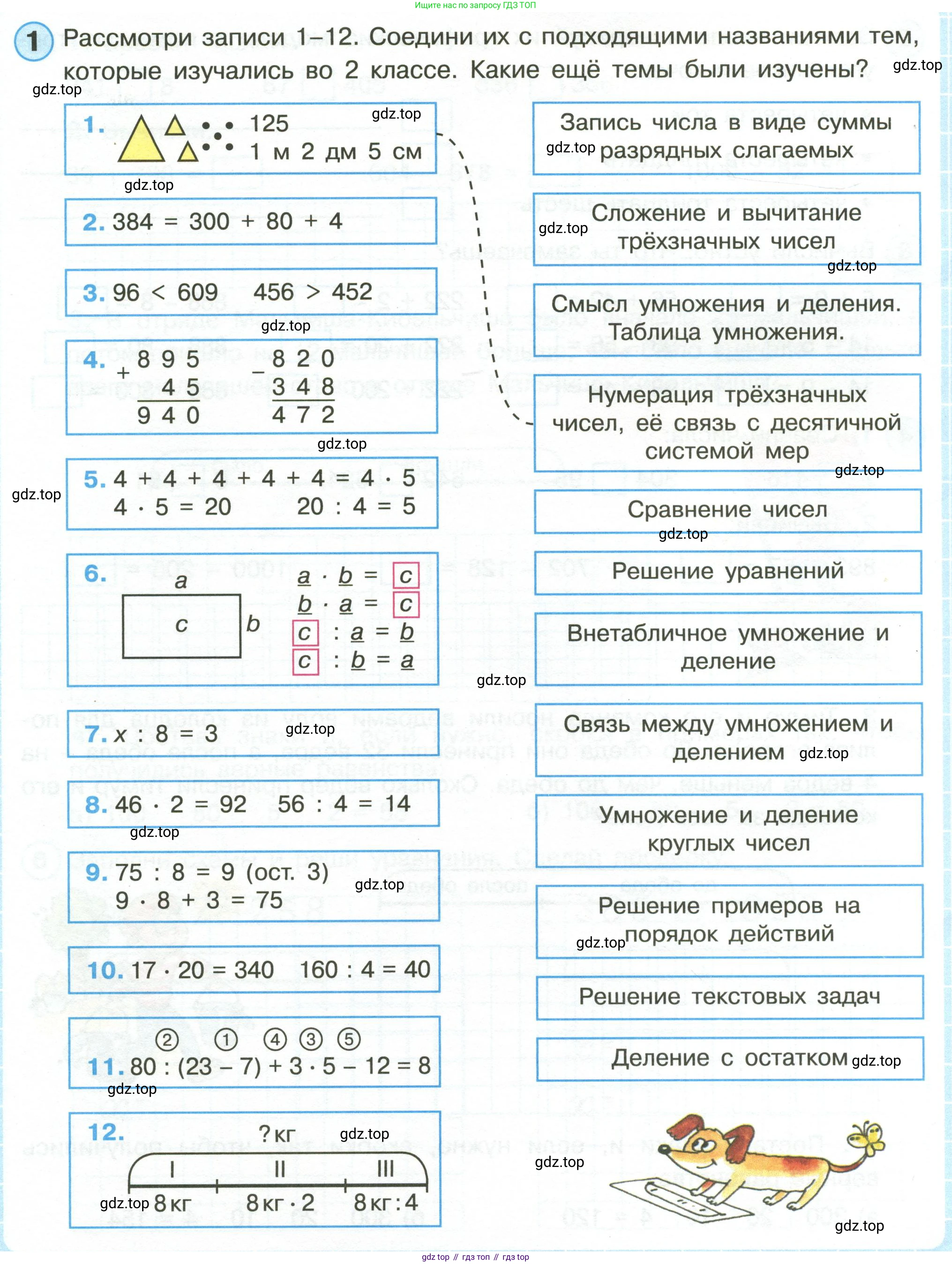 Математика, 3 класс рабочая тетрадь, автор: Петерсон Людмила Георгиевна, издательство Просвещение, Москва, 2020, салатового цвета, Часть 1, страница 3, номер 1, Условие