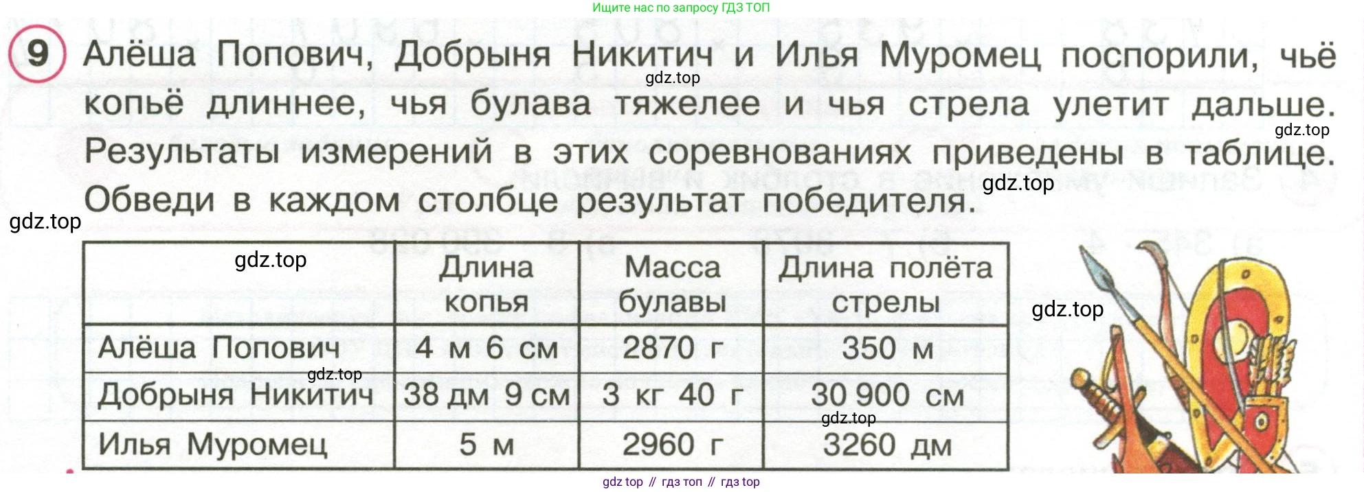 Математика, 3 класс рабочая тетрадь, автор: Петерсон Людмила Георгиевна, издательство Просвещение, Москва, 2020, салатового цвета, Часть 2, страница 4, номер 9, Условие