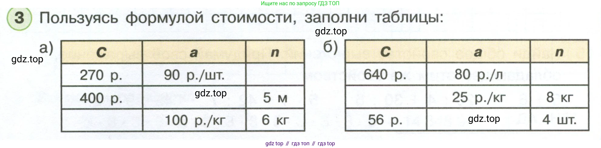 Математика, 3 класс рабочая тетрадь, автор: Петерсон Людмила Георгиевна, издательство Просвещение, Москва, 2020, салатового цвета, Часть 3, страница 24, номер 3, Условие