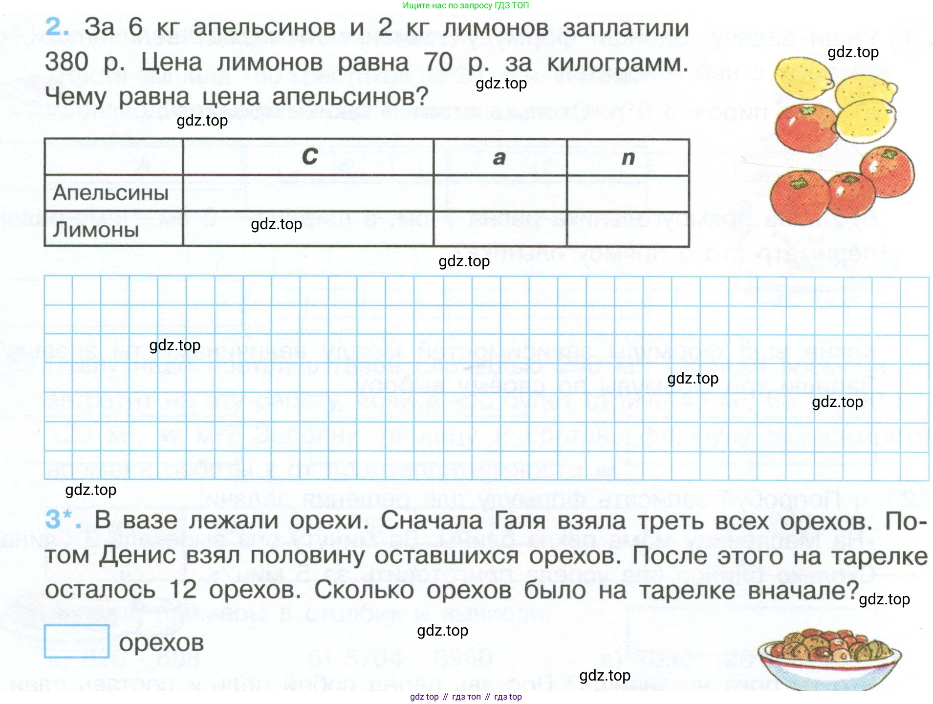 Математика, 3 класс рабочая тетрадь, автор: Петерсон Людмила Георгиевна, издательство Просвещение, Москва, 2020, салатового цвета, Часть 3, страница 36, номер 2, Условие (продолжение 2)