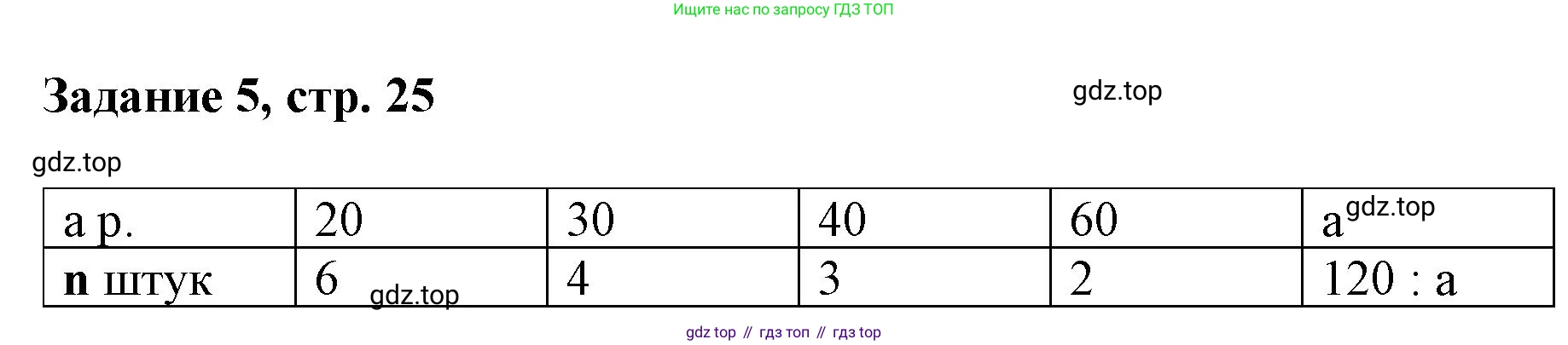 Математика, 3 класс рабочая тетрадь, автор: Петерсон Людмила Георгиевна, издательство Просвещение, Москва, 2020, салатового цвета, Часть 3, страница 25, номер 5, Решение