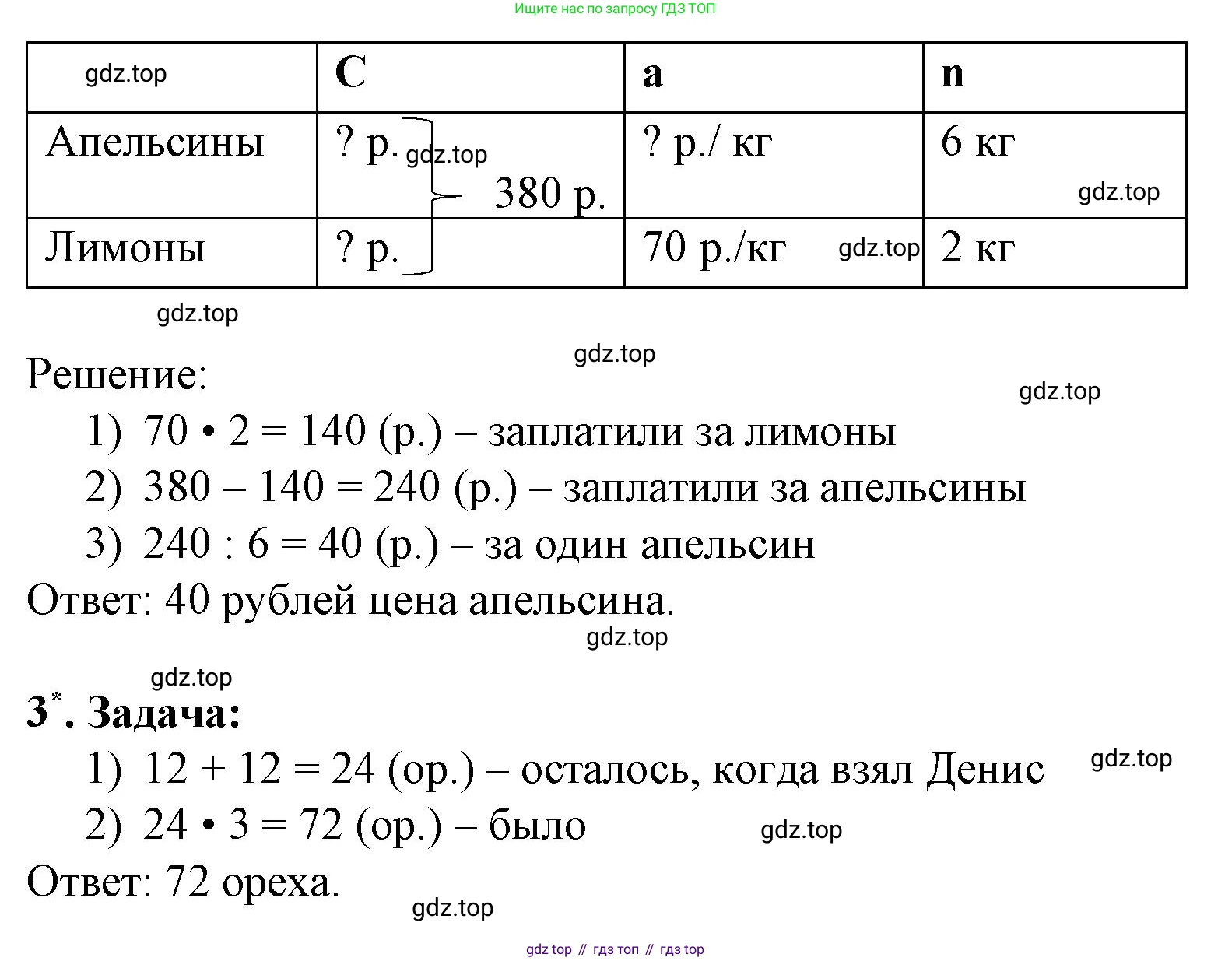 Математика, 3 класс рабочая тетрадь, автор: Петерсон Людмила Георгиевна, издательство Просвещение, Москва, 2020, салатового цвета, Часть 3, страница 36, номер 2, Решение (продолжение 2)