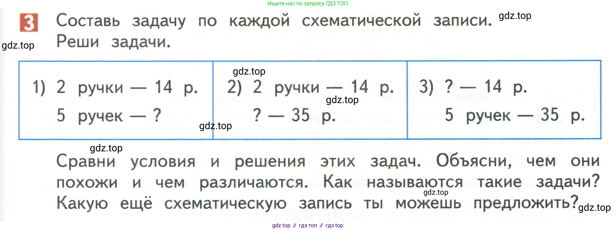 Математика, 3 класс Учебник, авторы: Дорофеев Георгий Владимирович, Миракова Татьяна Николаевна, Бука Татьяна Борисовна, издательство Просвещение, Москва, 2019 - 2023, белого цвета, Часть 1, страница 105, номер 3, Условие