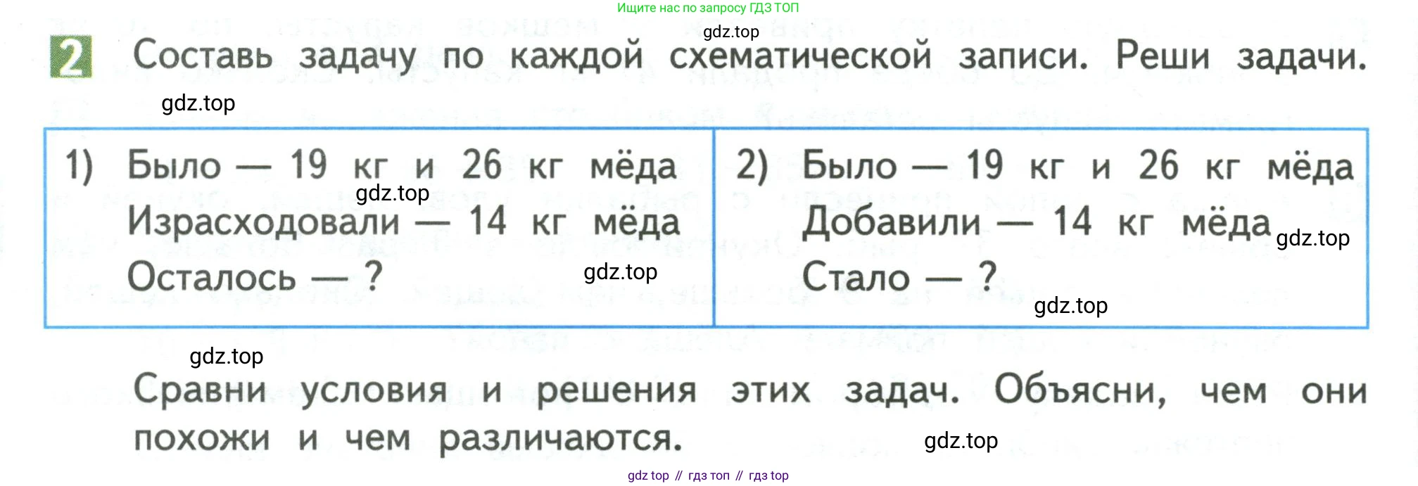 Математика, 3 класс Учебник, авторы: Дорофеев Георгий Владимирович, Миракова Татьяна Николаевна, Бука Татьяна Борисовна, издательство Просвещение, Москва, 2019 - 2023, белого цвета, Часть 1, страница 26, номер 2, Условие
