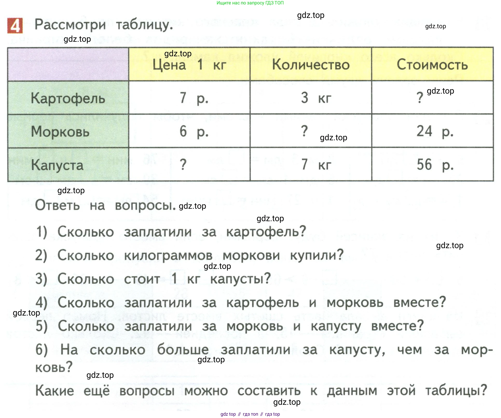 Математика, 3 класс Учебник, авторы: Дорофеев Георгий Владимирович, Миракова Татьяна Николаевна, Бука Татьяна Борисовна, издательство Просвещение, Москва, 2019 - 2023, белого цвета, Часть 2, страница 8, номер 4, Условие
