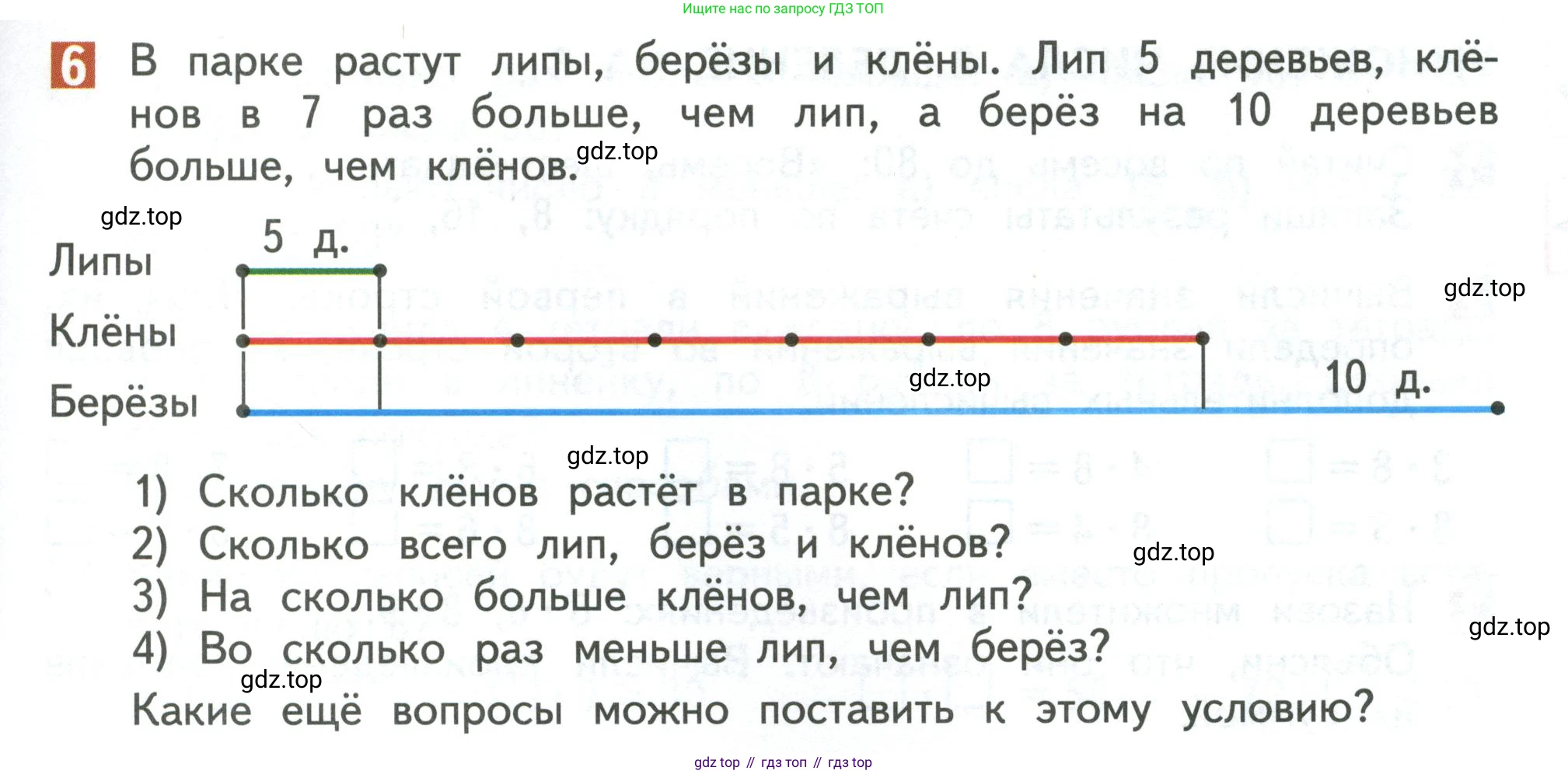Математика, 3 класс Учебник, авторы: Дорофеев Георгий Владимирович, Миракова Татьяна Николаевна, Бука Татьяна Борисовна, издательство Просвещение, Москва, 2019 - 2023, белого цвета, Часть 2, страница 11, номер 6, Условие