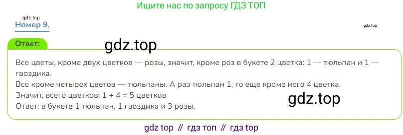 Математика, 3 класс Учебник, авторы: Дорофеев Георгий Владимирович, Миракова Татьяна Николаевна, Бука Татьяна Борисовна, издательство Просвещение, Москва, 2019 - 2023, белого цвета, Часть 1, страница 24, номер 9, Решение 1